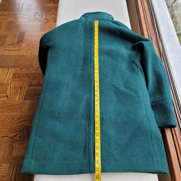 New! J. Crew size 6 Dark Forest Green City Coat NWT - Picture 9 of 10